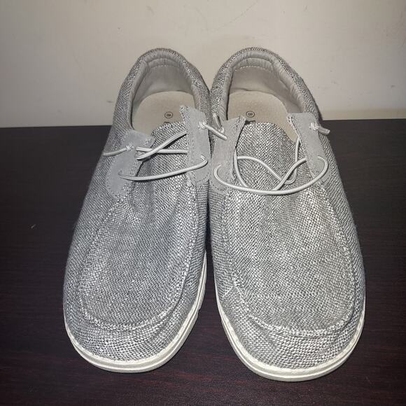 Bruno Marc Men's Slip On Loafers 8M Lightweight Shoes Elastic Laces Casual Gray - Picture 5 of 11